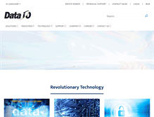 Tablet Screenshot of dataio.com